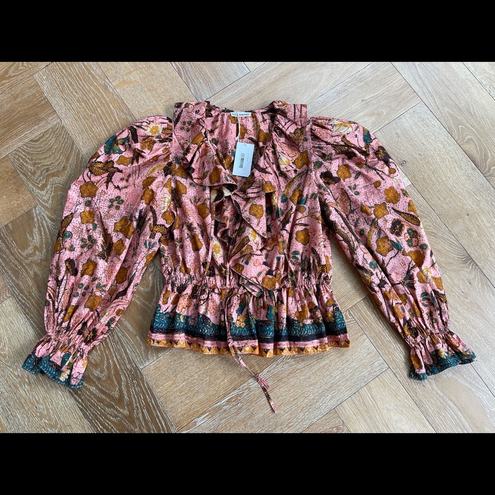 Ulla Johnson floral blouse